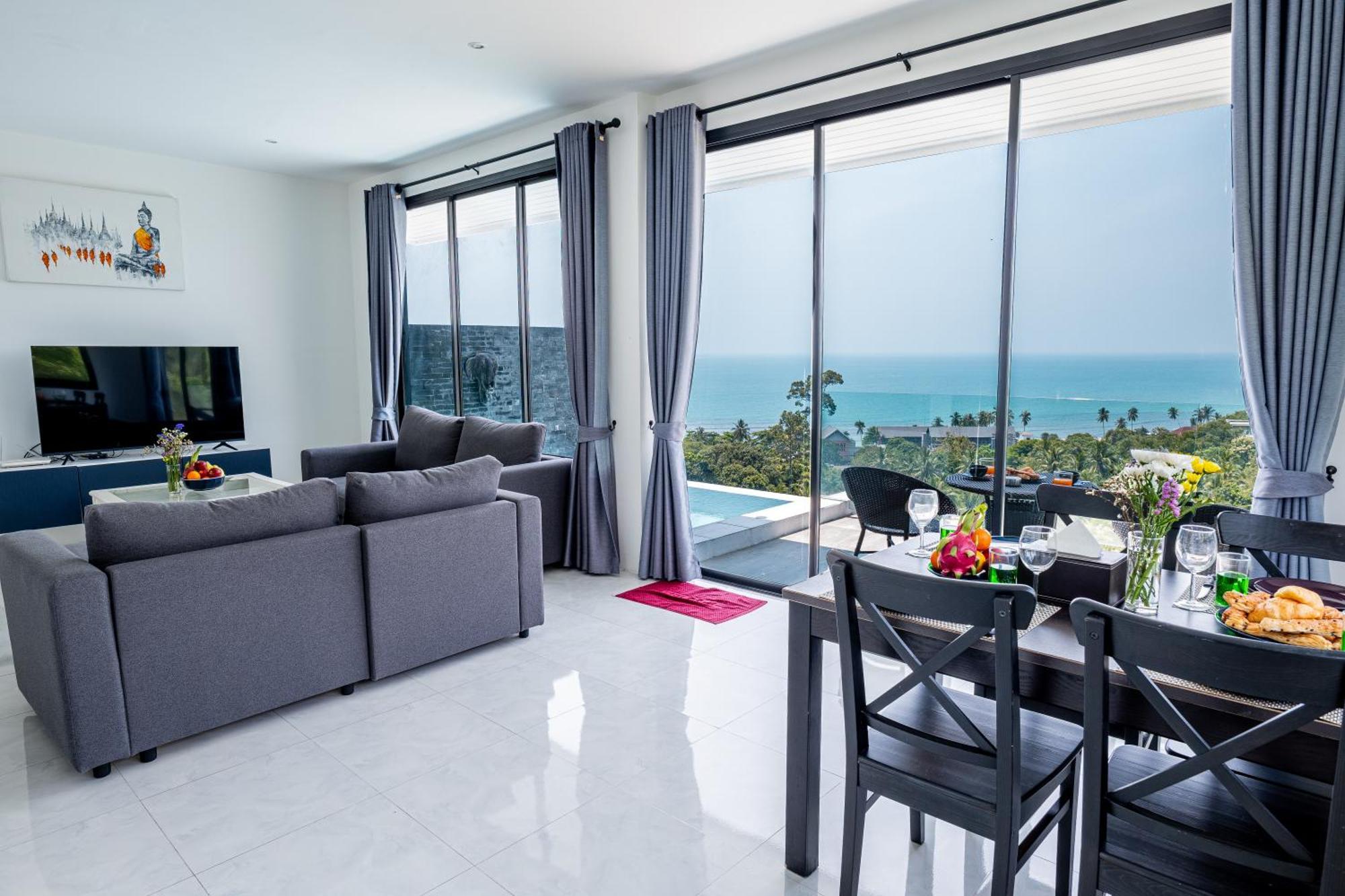 Tropical Sea View Residence Lamai Beach  Buitenkant foto